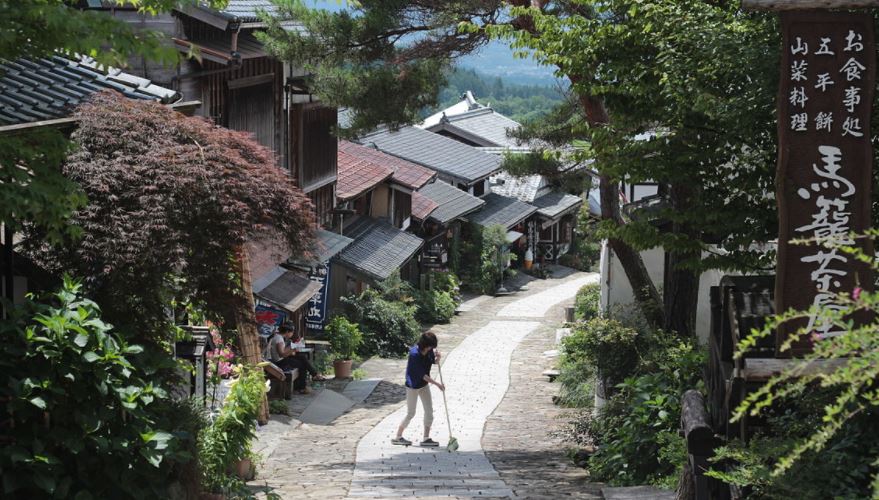 magome pueblo asiatico encantador